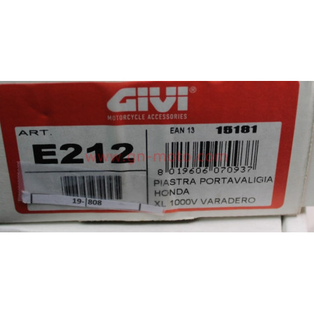 PLATINE GIVI MONOKEY XL 1000V VARADERO 1999 2002