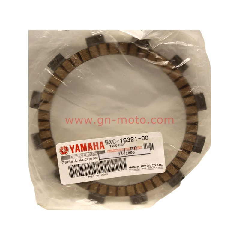 disque garni embrayage Yamahayz wr 250 5xc-16321-00