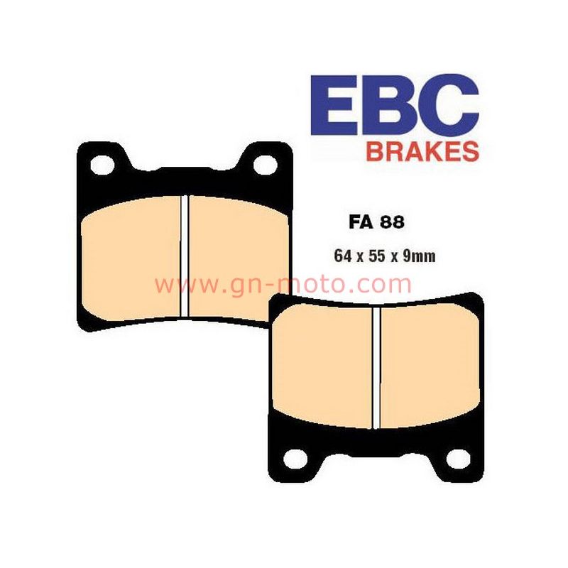 PLAQUETTES DE FREIN ARRIÈRE EBC semi sinter TOUTES 850 TDM TRX