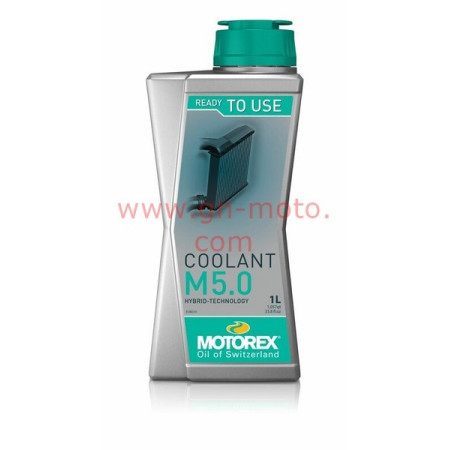 LIQUIDE REFROIDISSEMENT MOTOREX COOLANT M 5.0 BIDON 1 LITRE