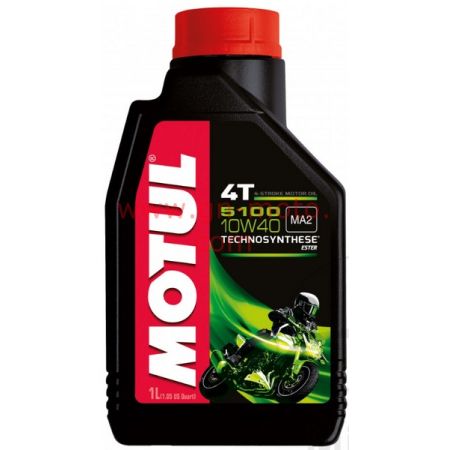 BIDON 1 LITRE HUILE MOTUL 5100 4 TEMPS SAE 10W40