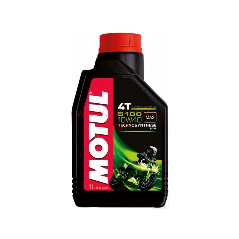 BIDON 1 LITRE HUILE MOTUL 5100 4 TEMPS SAE 10W40