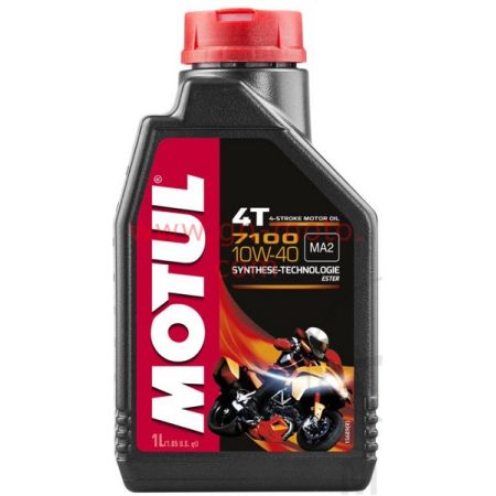 BIDON 1 LITRE HUILE MOTUL 7100 4 TEMPS SAE 10W40