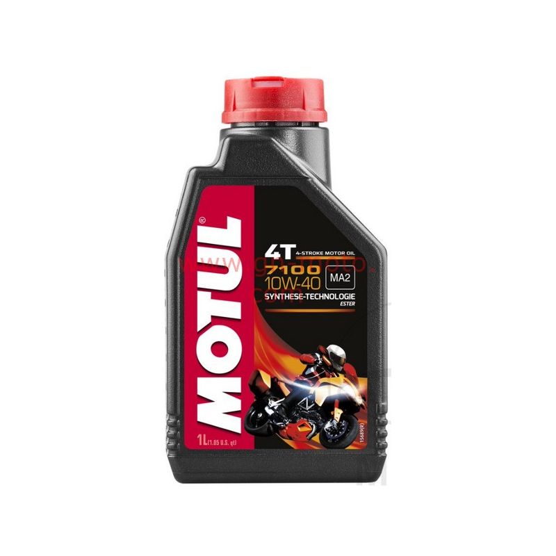 BIDON 1 LITRE HUILE MOTUL 7100 4 TEMPS SAE 10W40