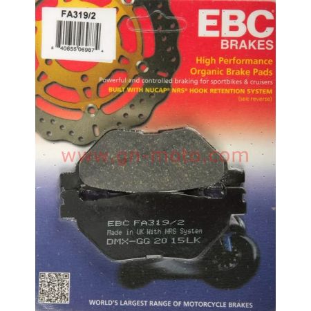 PLAQUETTES FREIN ARRIERE EBC standard TOUTES 900 TDMXTZ1200 FJR1300 