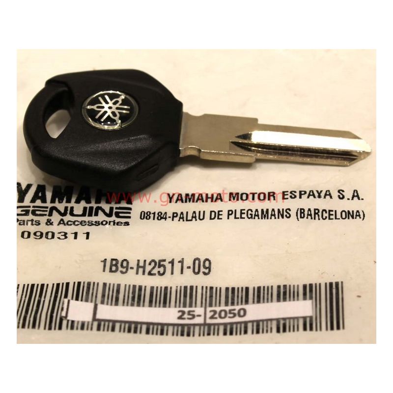 clé vierge yamaha yp 125 1B9-H2511-09